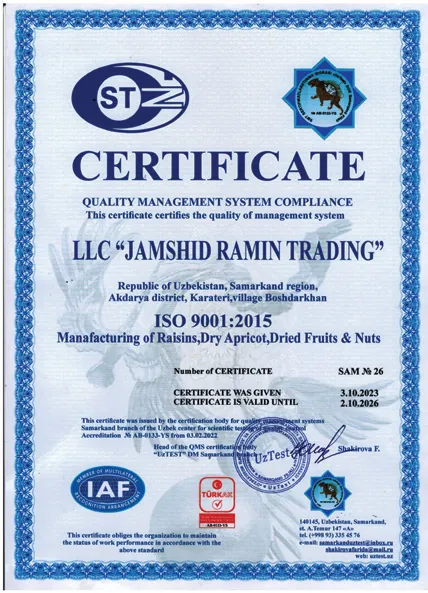 ISO 9001 — Sifat menejmenti tizimi